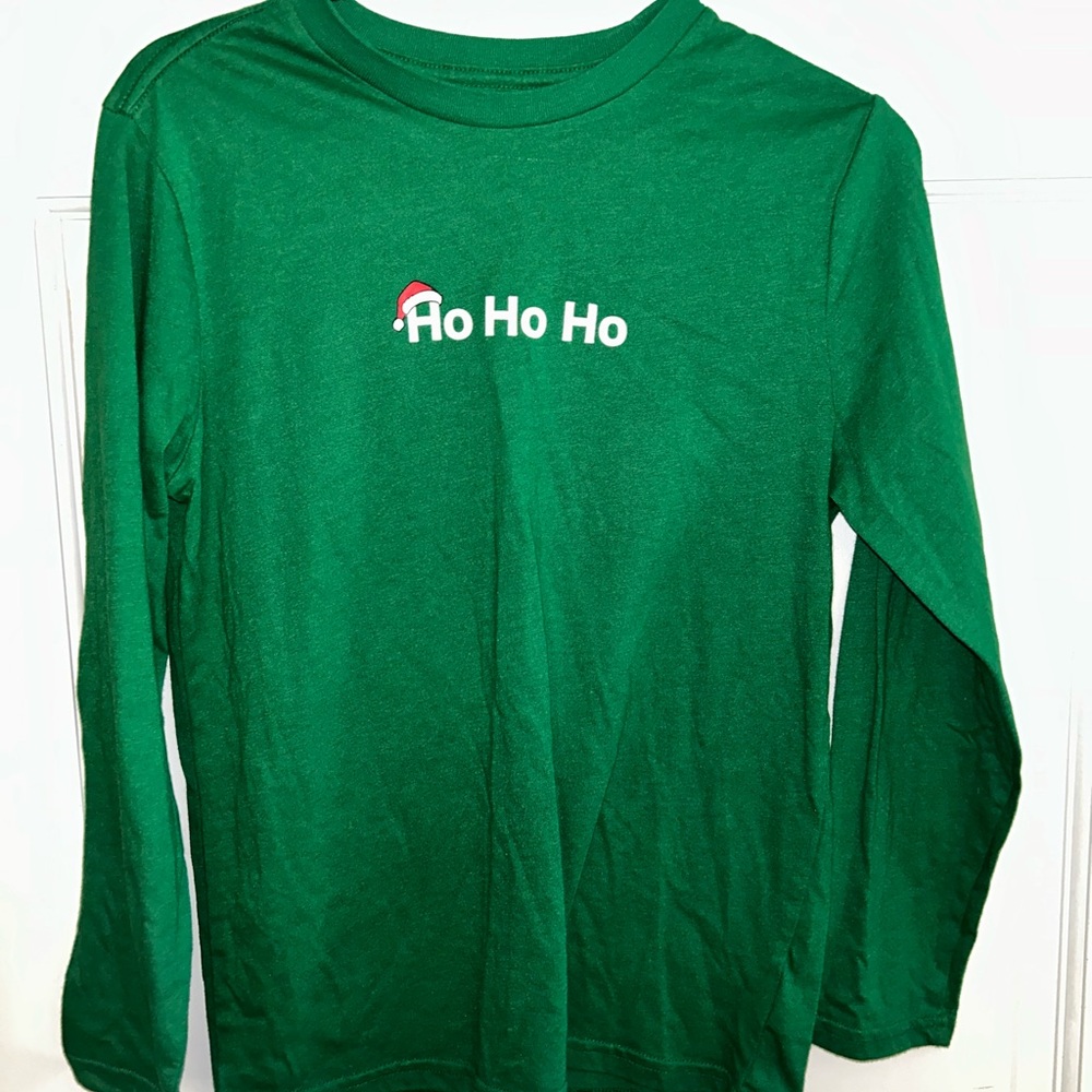 Green Long Sleeve Kids Tee
